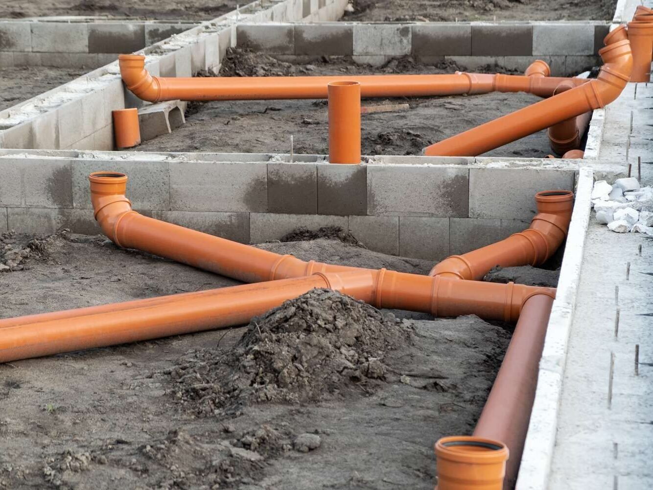 Drainage pipe installation – Driveways and landscaping services Mayo