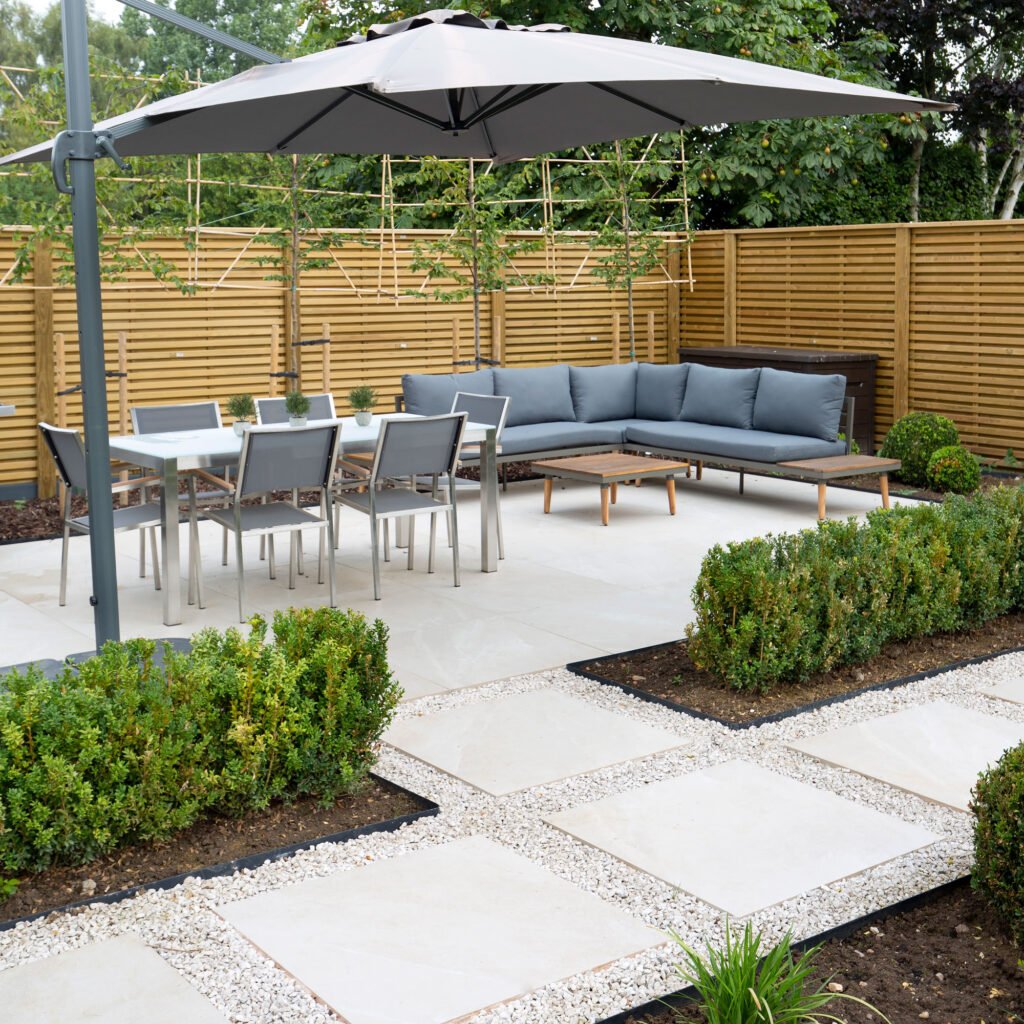 Concrete patio and pathway paving service in Mayo